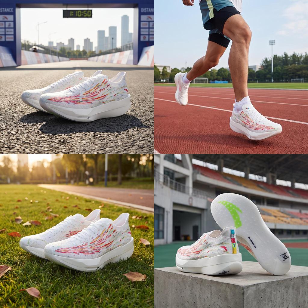 Anta C202 G9 Gesanghua Scarpe da Corsa Professionali da Maratona con Piastra in Carbonio Ammortizzazione Leggera Antiscivolo Tomaia Bassa Uomo sneaker 112525573-1