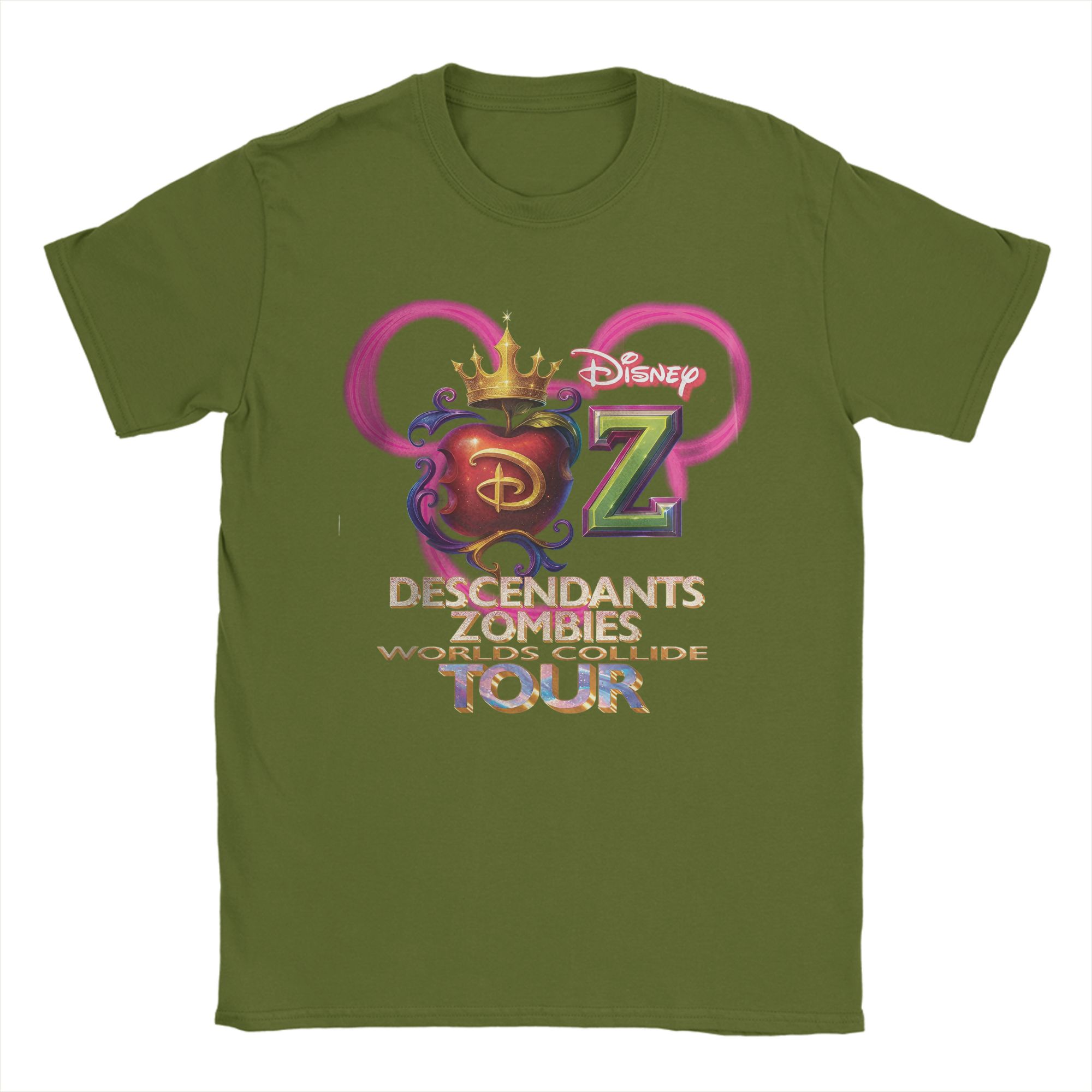

the Rise of Red Descendants Zombies Music Festival World Tour T Shirt 100% Cotton T-Shirts O Neck Tee Shirt Clothing Gift Idea 4XL