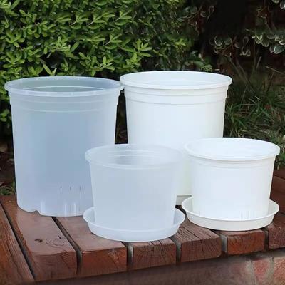 Vaso de Flores Transparente com Furos Plástico Vaso para Orquídeas Vasos para Orquídeas com Fendas Pratinhos Vaso Respirável para Flores e Plantas para Jardim Viveiro
