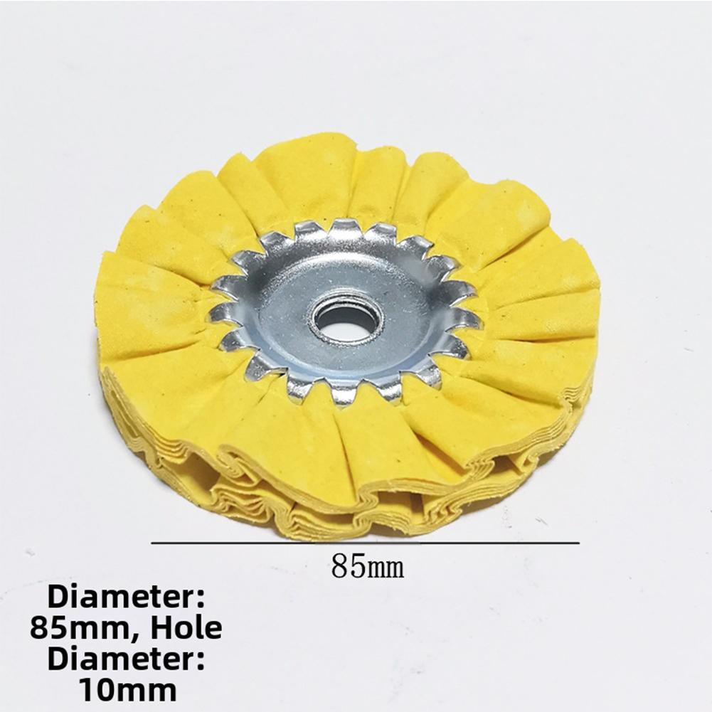 Cotton Buffing Disc Flap Polishing Wheel Cotton Abrasive Cloth Machine Compatible Quick Attach Polishing Wheel