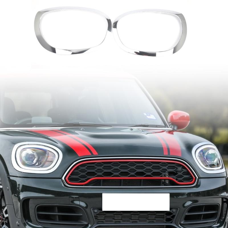 Front Bumper Lower Grille Fog Lamp Case Trim For F60 2017-2021 Foglight Replacement 51137388117, 51137388118