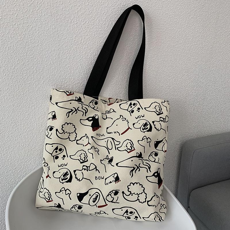 Canvas Bag Women Outing Travel Large Capacity Handbag Bags
