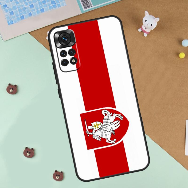 Belarus Flag Coat of Arms Case For Xiaomi Redmi Note 13 12 11 9 10 14 Pro 10S 11S 12S Cover For Redmi 13C 10C 12C 14C