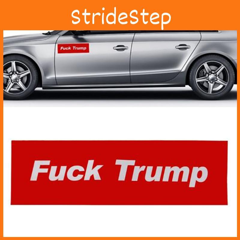 Red Letter Trump Car Motorcycle Bumper Decal Sticker Campaign President