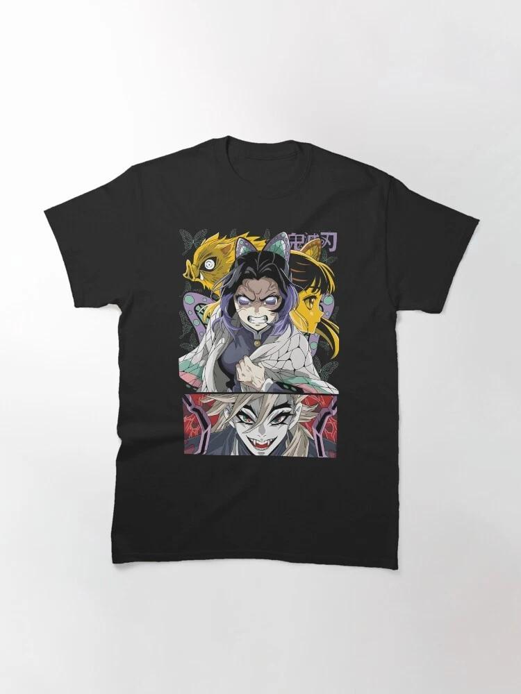 Anime Shinobu Insect Breathing Vs Demon Demon Slayer Basic T Shirt S