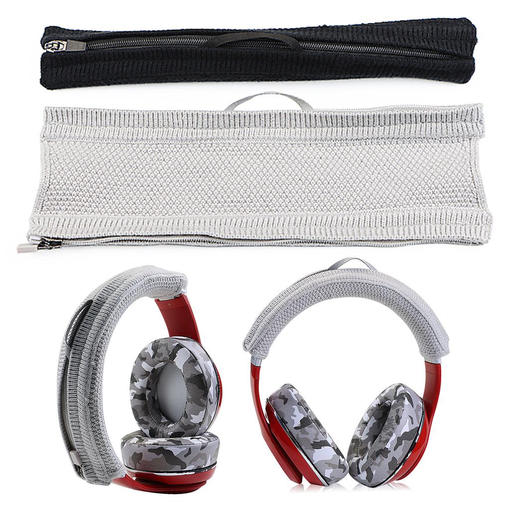 Protective Headband Cover Headband Cushion Sleeves Protectors with Zipper for HD700 HD800 1000XM2/XM3/XM4 Earphone
