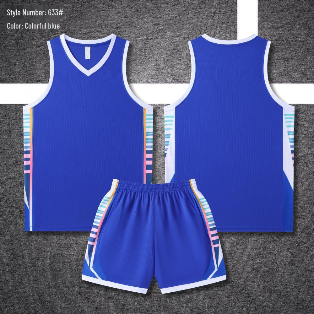 Custom Basketball Uniform Set: Quick-Dry, Breathable, Unisex, Short Sleeve