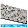 9 Speed Mountain Bicycles Chain, Mountain Bike Road Hybrids Cycle Chain 112 Link Quick Releases Link Bike Speed Chain