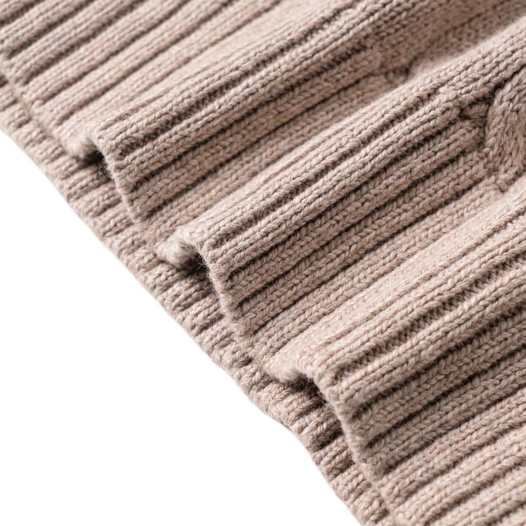 Polo Ralph Lauren Einfarbige Zopfstrick-Baumwollweste Herren Tops Natur-Beige MNPOSWEICM20019101