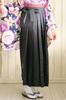 Blurred Rose Cherry Blossom Jet Black [Kyoetsu] Hakama, Embroidery, Bouquet, Crown, Women's (S, A)