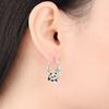 S925 Silver Bamboo Panda Animals Earrings Hoop Earrings Women Jewelry Trendy Anniversary Gifts