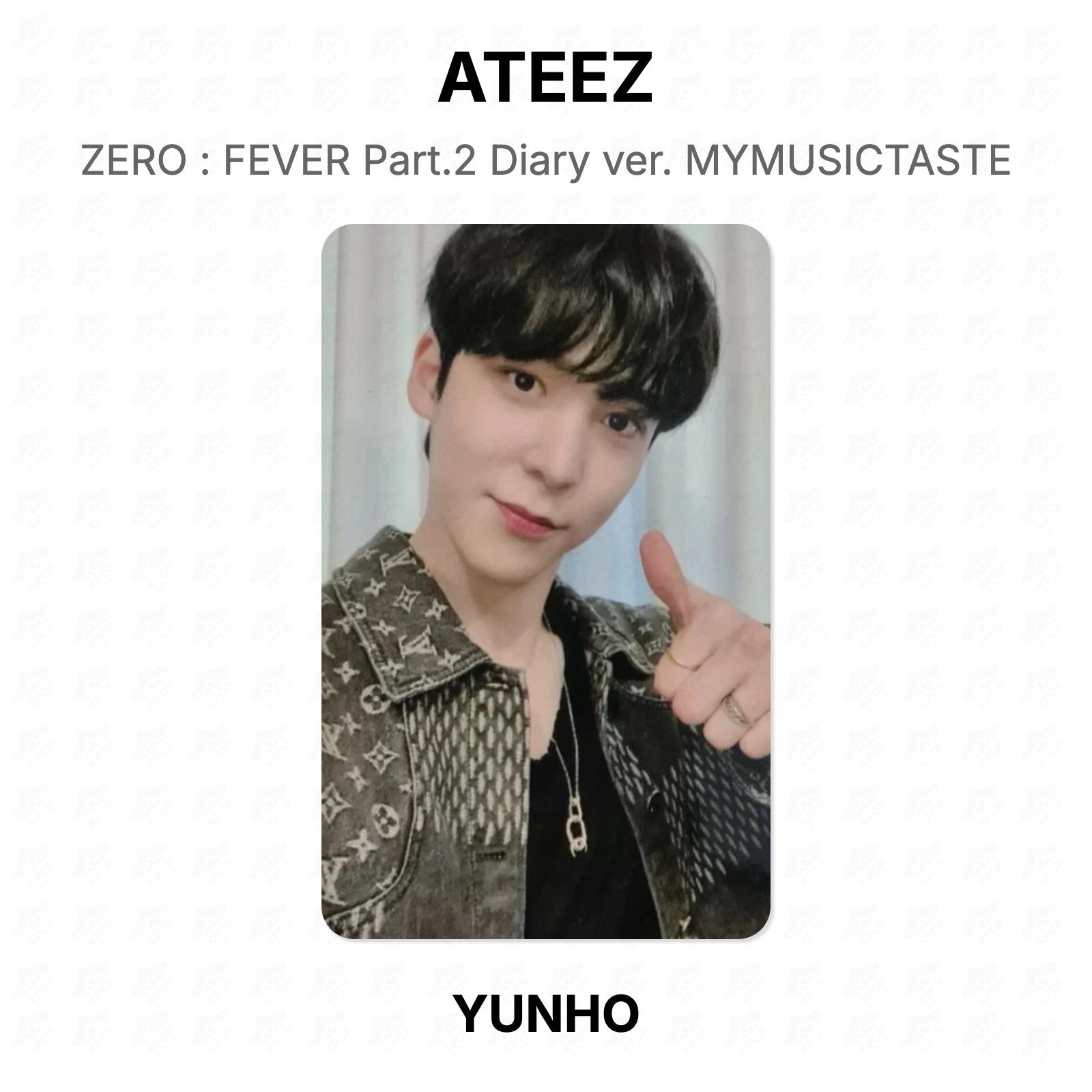АТИЗ НОЛЬ : FEVER Часть 2 Дневник версия. Официальная фотокарточка MYMUSICTASTE YUNHO