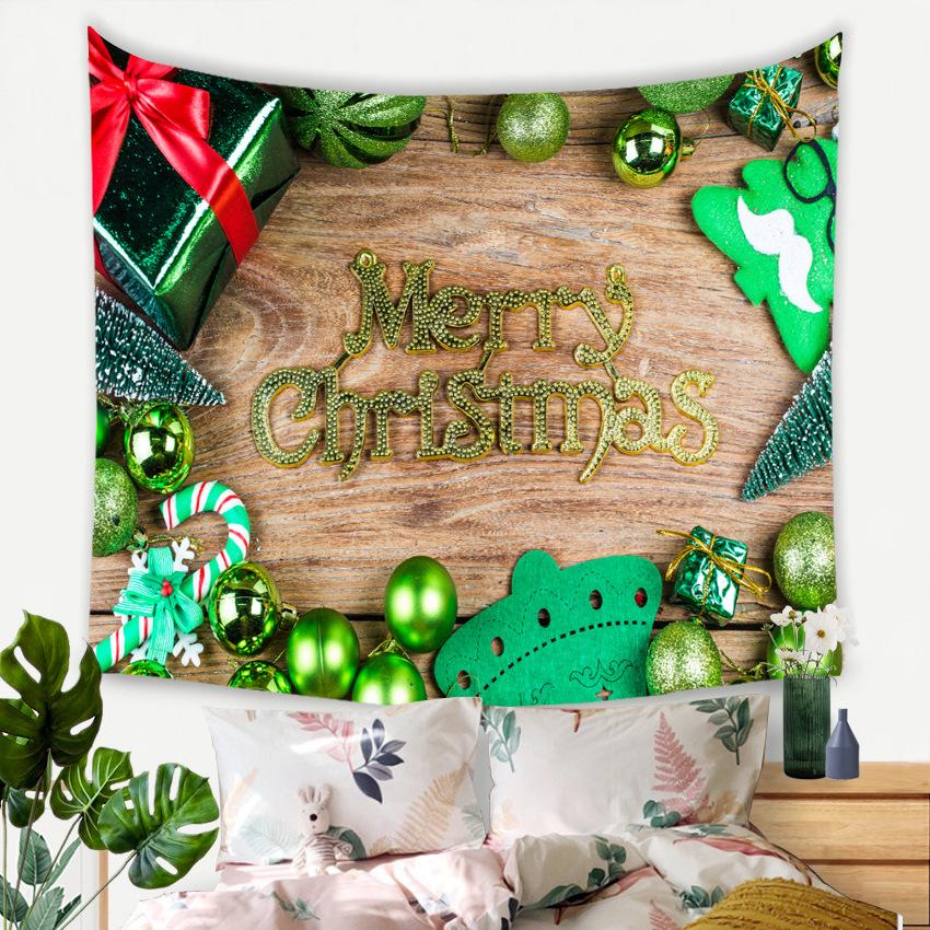 Christmas Snowman Magic Tapestry New Year Bedroom Wall Hanging Home Decor Bohemian Decorative Hippie Printed Sheet Background