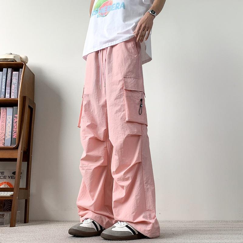 Spring new American high street tooling pants men's loose casual charging paratrooper pants