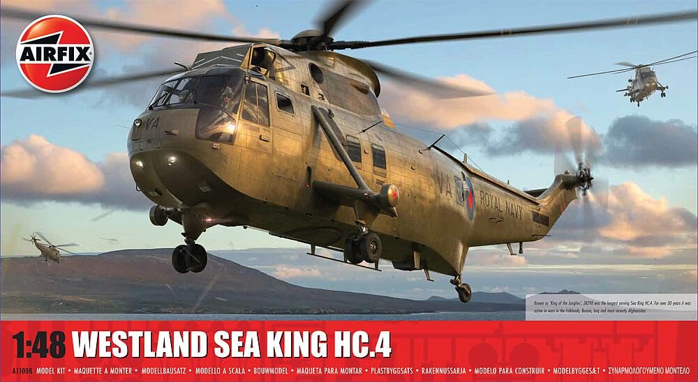 Пластиковая модель Westland Sea King от Airfix X11008 1/48 HC.4 (Вертолет)