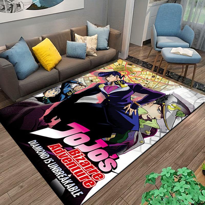 JoJo's Bizarre Adventure Diamond is Unbreakable Poster Josuke Purple Suit; decorative accent carpet rug for hallway living room bedroom floor