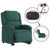 Vidaxl Lift Recliner Massage Chair, Electric, Reclining, Green