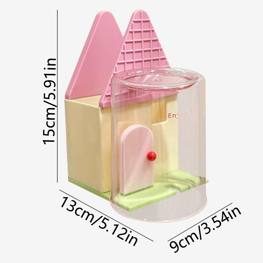 Draining Toothpaste Storage Rack Self-adhesive Toothbrush Dispenser with Cup  Bathroom