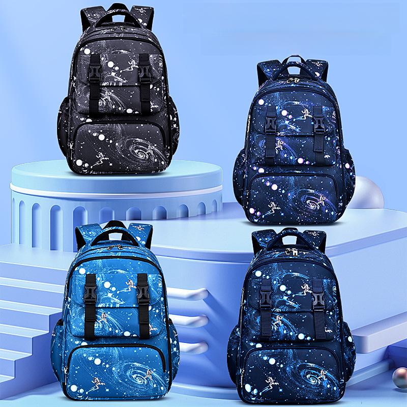 Neuer Sesamstraße Baby Grundschulrucksack für Jungen, Seiten-Kühlschrank-Stil Leichter Kinderrucksack Schultasche