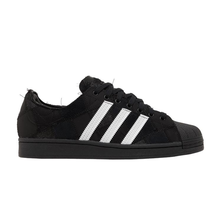 atmos x RECOUTURE x adidas Superstar Patchwork - Black 36