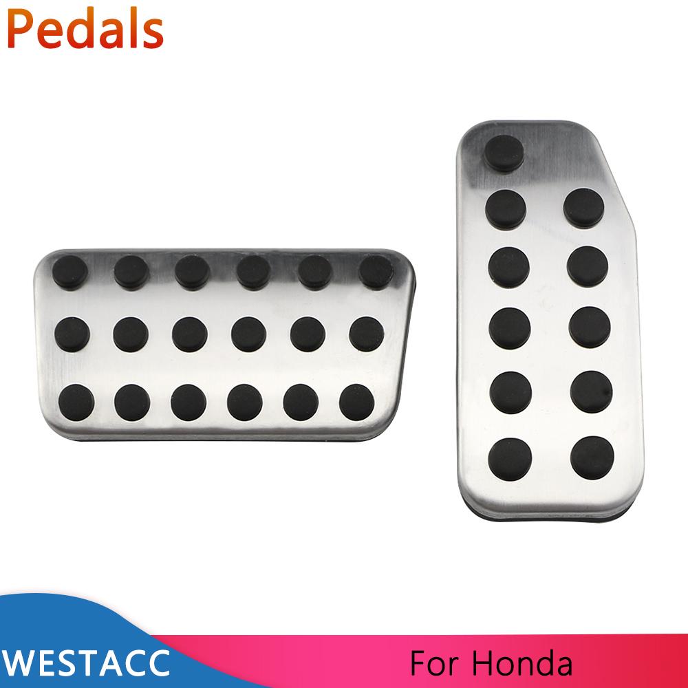 Auto Pedale Gaspedal Bremse Kupplung Pedal Abdeckung für Honda Fit Jazz 2011 - Stadt 2013- Vezel HRV 2015-