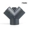 75mm For Air Diesel Heater Part Air Vent Ducting 75mm Black Plastic Vent Ducting