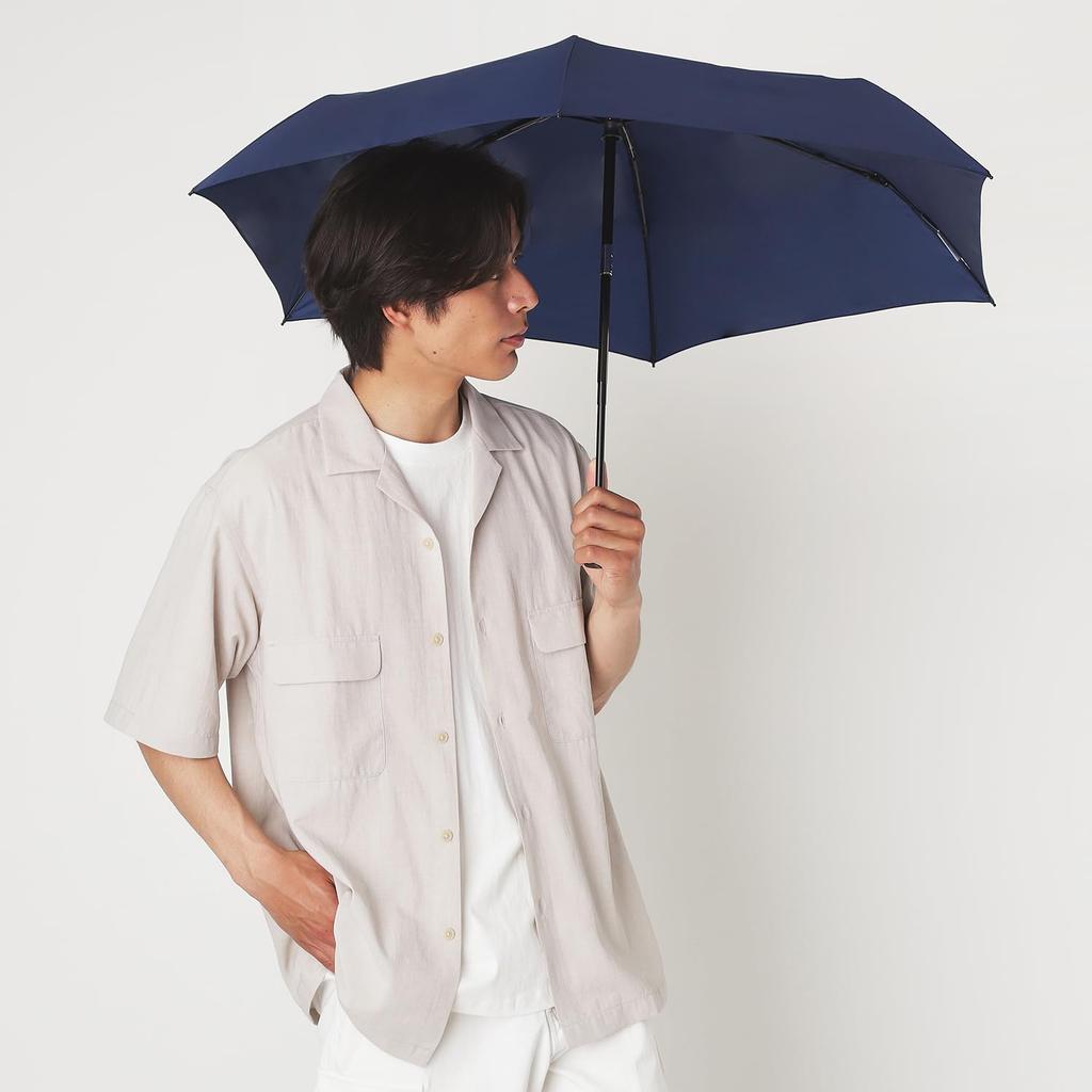 Moonbat Urawaza Slim Folding Folds In 3 Solid Automatic Opening and UV 55cm Easy To Product Number 10298 Umbrella, Seconds, Shape-retaining, Color,