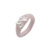 nff ribbon metal ring-pink