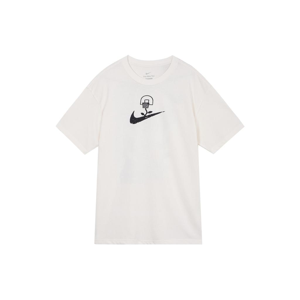 Nike Logo Printing Pattern Pullover Casual Short Sleeve T-Shirt White DX3328-905