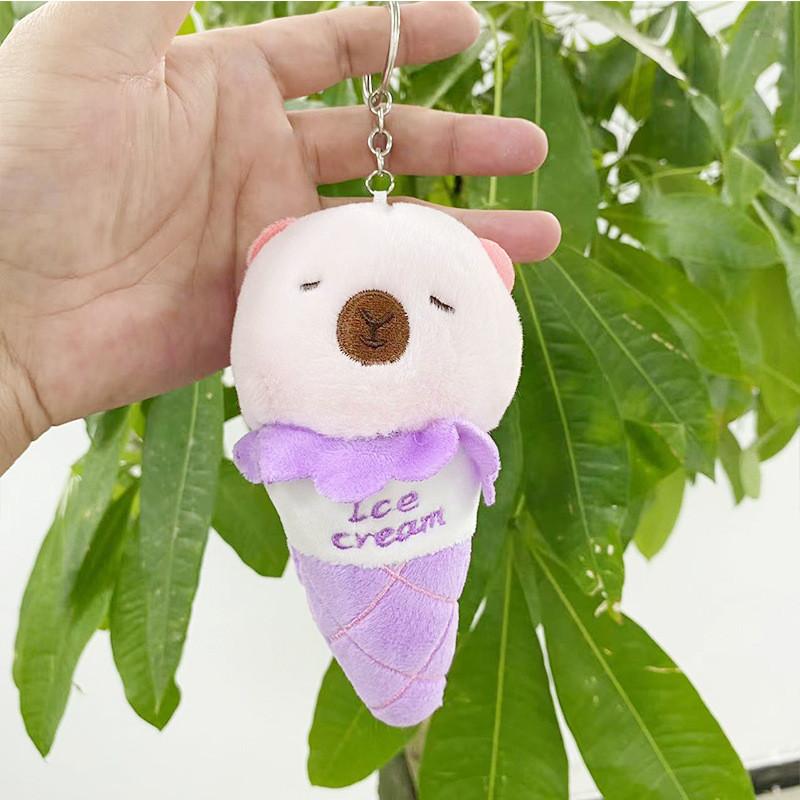 Llavero de Peluche Caprichoso de Oso Helado, Muñeco de Peluche Suave para Niños y Coleccionistas