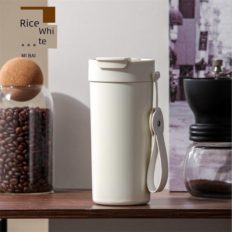 Large-Capacity Thermos Cup for Women, Good-Looking Ice Cup, Portable Car Coffee Cup, Outdoor Sports Water Bottle, Tea Cup