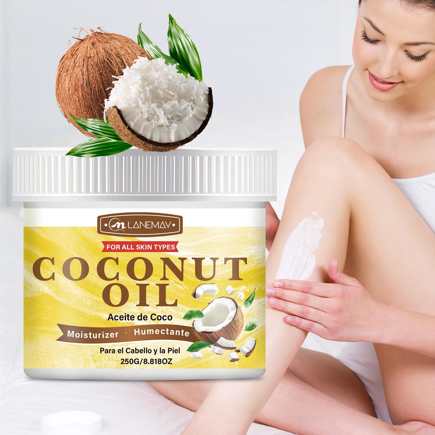 

Coconut Oil Moisturizing Cream-Nourishing Dryness, Brighten Skin-Soothing Effect-Suitable For All Skin Types, 250g