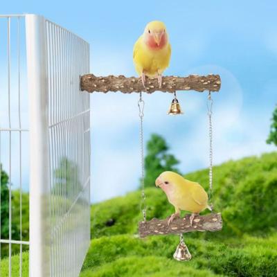 Yousheng Bird Perch Natural Wood Birds Stand Galho Papagaio Escalada Brinquedo Pata Moagem Mastigável Gaiola Acessórios para Periquitos Calopsitas Periquitos