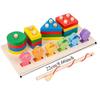 Color Recognition Matching Board Game Early Education Magnetic Fishing  Puzzle Toys  Learn Math