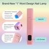Mini Nail Lamp Handheld UV LED Nail Light For Curing All Gel Polish USB Rechargeable Quick Dry Manicure Machine Nails Art Tool