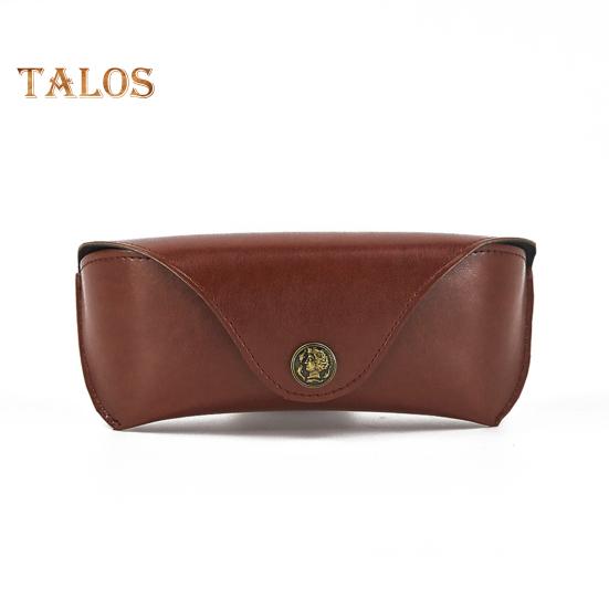 

Простой футляр для очков, водонепроницаемый чехол для хранения очков, легкий портативный карманный чехол для очков в винтажном стиле, чехол для бытовых принадлежностей коричневый