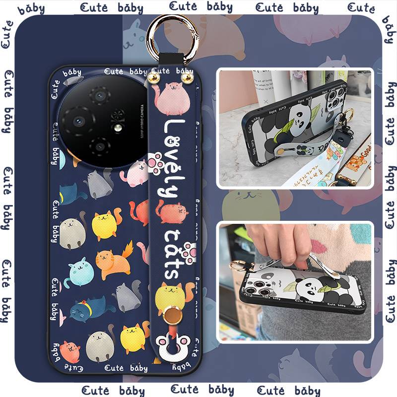Dirt-resistant Protective Phone Case For TCL 50 Nxtpaper 5G/50Pro Nxtpaper 5G Cartoon Waterproof Cute Phone Holder Ring