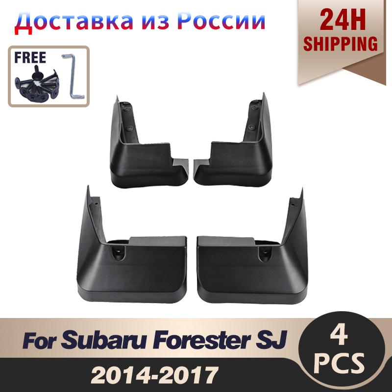 4ks Rozšiřovací lemy blatníků pro Subaru Forester SJ 2014 2015 2016 2017 Přední Zadní Lapače nečistot Blatníky