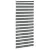 Zebra Roller Blind, Dark Grey, Fabric Width 105.9Cm, Polyester
