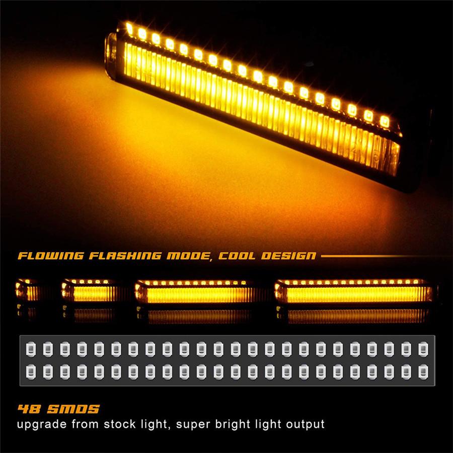 2x Dynamic LED Side Mirror Turn Signal Lamp For Ford Expedition 97-07 F150 04-14