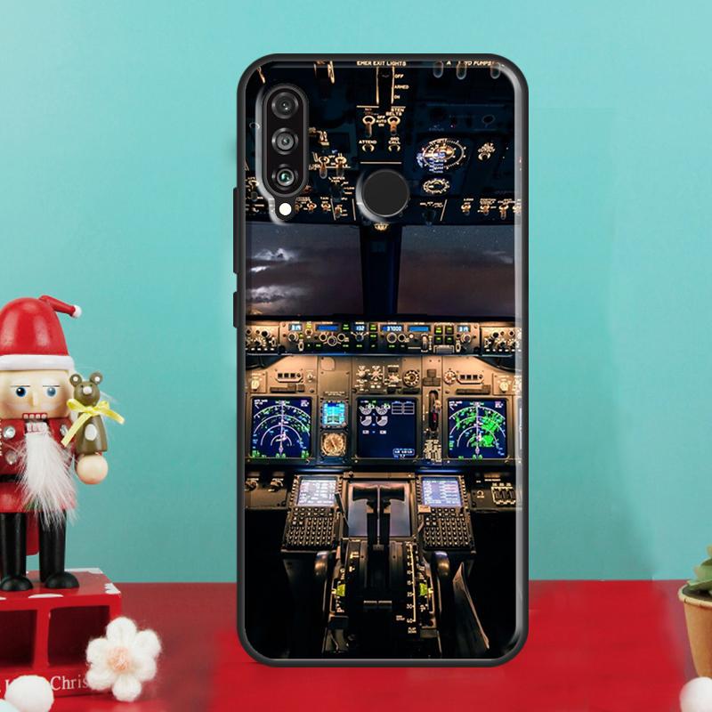 Flight Instruments Cockpit For Huawei Nova 9 10 SE 12i 12s 11i 8i Y90 Y60 Y70 Y72 Y73 Y61 Y91 P30 P40 Lite P60 Pro Case