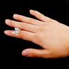 50pcs Color Display Gel Color Showing Ring Transparent Nail Art Display Tool  Manicure Store