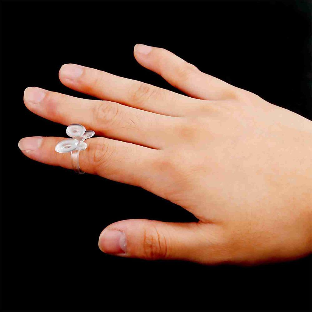 50pcs Color Display Gel Color Showing Ring Transparent Nail Art Display Tool  Manicure Store