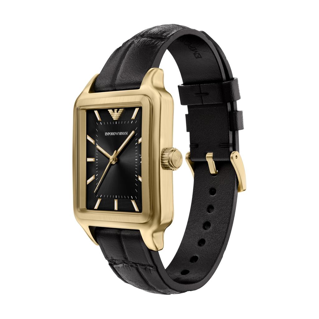 Emporio Armani Analog Leather Watch AR11757 Men's