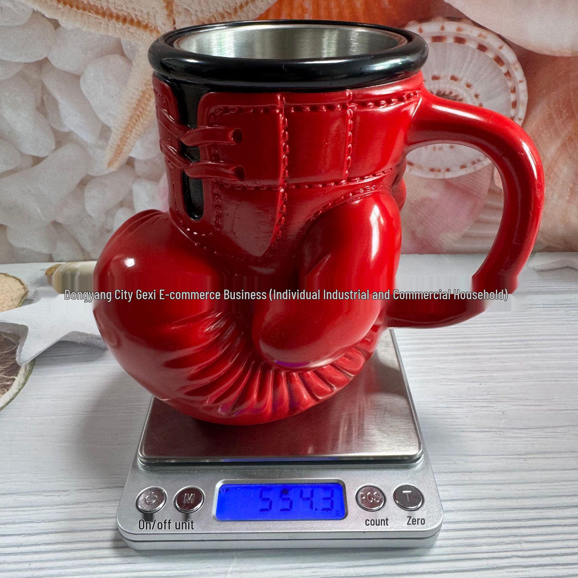 

Quirky Boxer Glove Stainless Steel Coffee Mug Ornament 300ml