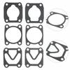 Valve Plate Washers 6pcs Black Hole Spacing: 48x62mm Plastic
