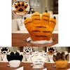 Plush Tiger Claw Hand Puppet With Soft Short Plush For Cosplay And Gift Ideas