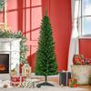 Slim Artificial Christmas Tree 150cm with Metal Support 294 Branches