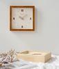 Danmukeji Wall Stylish and Scandinavian Natural Wood Continuous Second Interior New Housewarming Wall Clock Wood Clock, Popular, Wooden, Style, Quiet,