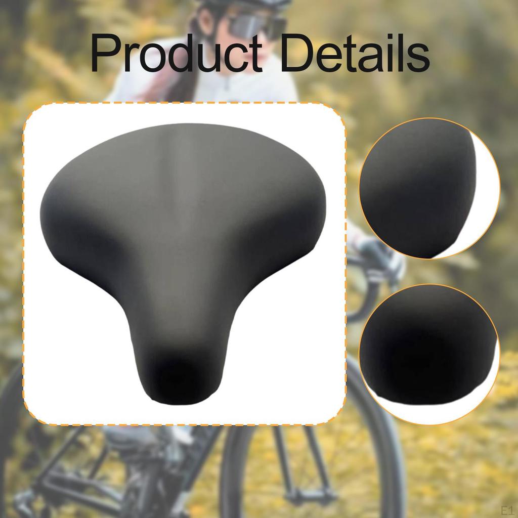 Bike Seat Cushion Replacement Comfort Shock Absorbing Soft Padded Fitness Saddle